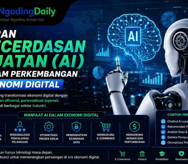 Peran Kecerdasan Buatan (AI) dalam Perkembangan Ekonomi Digital