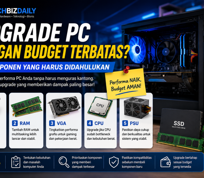 Upgrade PC dengan Budget Terbatas? Ini Komponen yang Harus Didahulukan