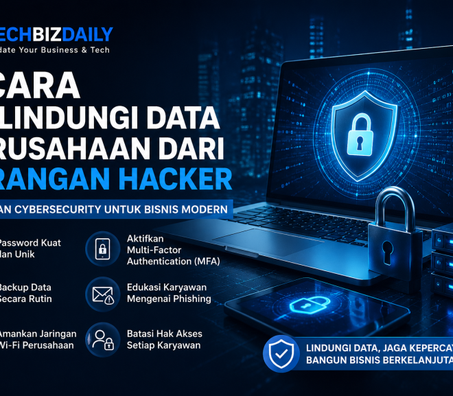 7 Cara Melindungi Data Perusahaan dari Serangan Hacker: Panduan Cybersecurity untuk Bisnis Modern