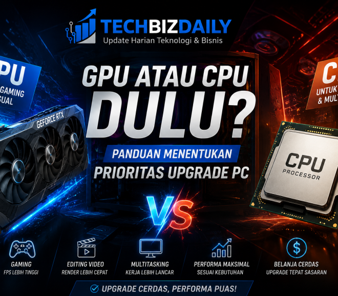 GPU atau CPU Dulu? Panduan Menentukan Prioritas Upgrade PC
