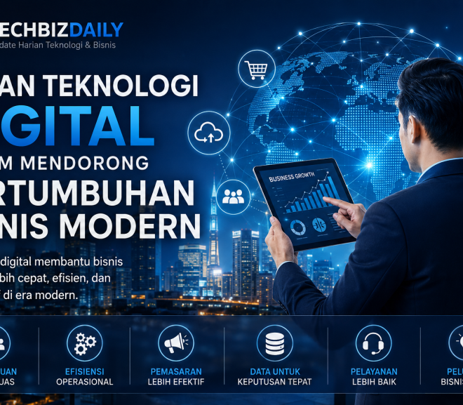 Peran Teknologi Digital dalam Mendorong Pertumbuhan Bisnis Modern