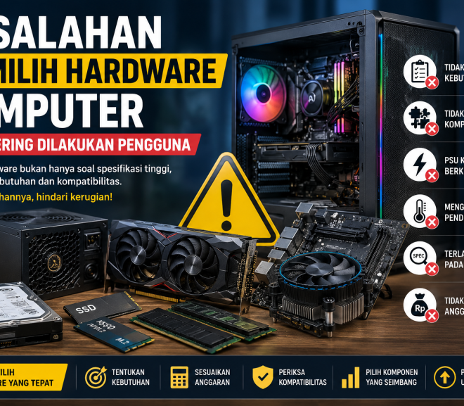Kesalahan Memilih Hardware Komputer yang Sering Dilakukan Pengguna