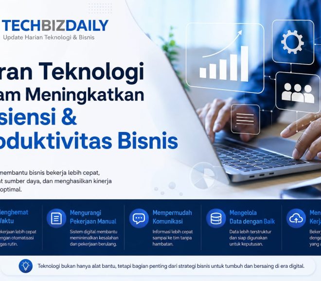 Peran Teknologi dalam Meningkatkan Efisiensi dan Produktivitas Bisnis