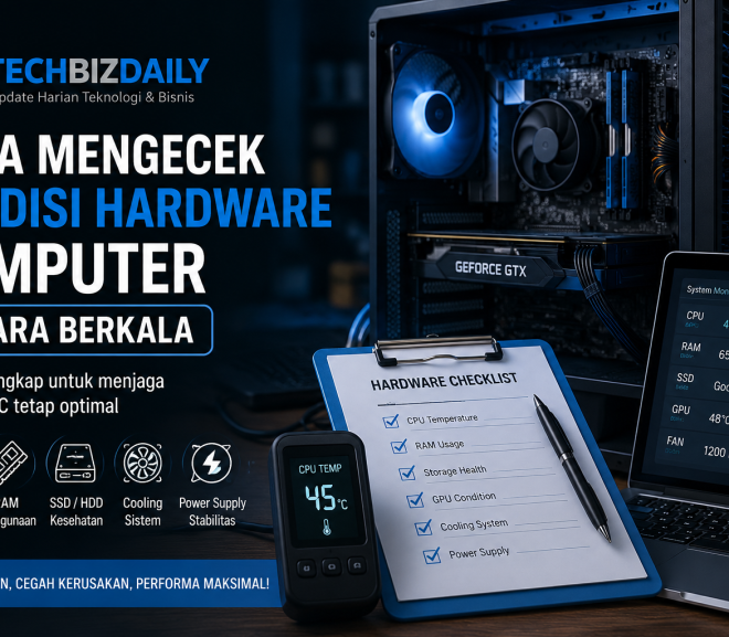 Cara Mengecek Kondisi Hardware Komputer Secara Berkala