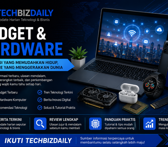 Gadget & Hardware: Panduan Mengenal Teknologi, Komponen, dan Tren Perangkat Digital